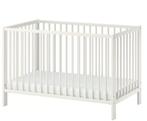 Ikea babybed Gulliver, Kinderen en Baby's, Kinderkamer | Bedden, Ophalen, Gebruikt, Minder dan 140 cm, Matras