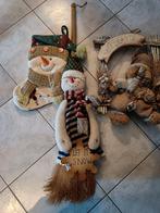 Kerst decoratie voor de 3 samen 6€, Ophalen of Verzenden, Gebruikt