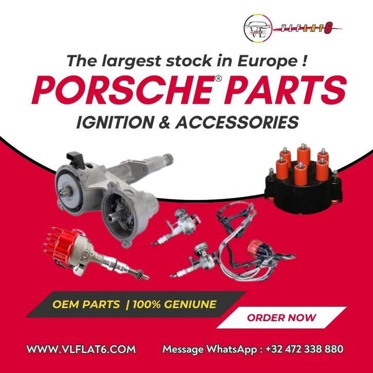 Porsche ontstekingssysteem — ontstekers en accessoires, Auto-onderdelen, Motor en Toebehoren, Oldtimer onderdelen, Porsche, Gebruikt