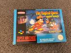 snes the magical quest starring mickey mouse uit 1992 CIB, Games en Spelcomputers, Games | Nintendo Super NES, 1 speler, Zo goed als nieuw