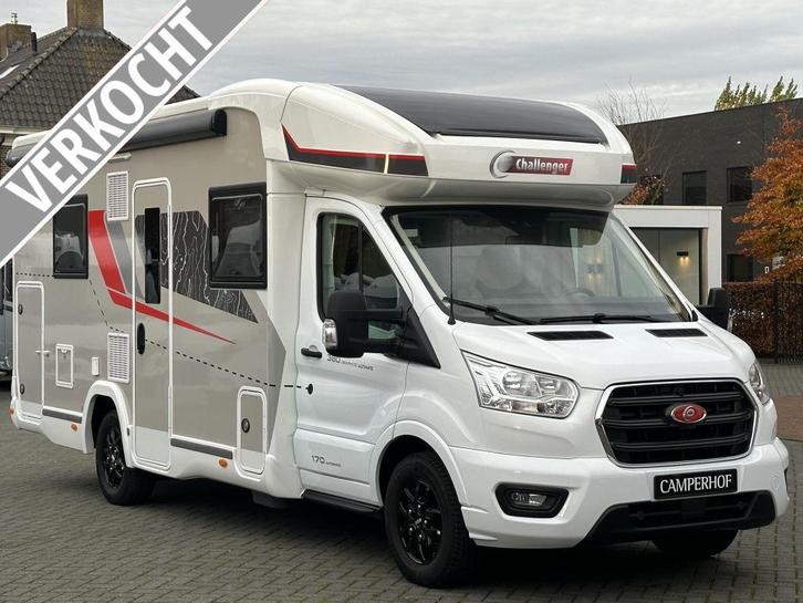 Challenger Graphite Ultimate 380 ( Chausson 720 ), 5 pers., Caravans en Kamperen, Mobilhomes, Bedrijf, Half-integraal, Overige merken