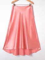 Satijnen roze/koraal rok Kilky - Maat S, Kleding | Dames, Nieuw, Ophalen of Verzenden, Kilky, Roze