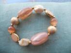 Bracelet pierres orange, Ophalen, Nieuw, Oranje