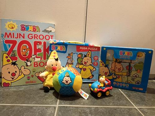 BUMBA: knuffel, bal, zoekboek, grote puzzels, zachte blokken, Kinderen en Baby's, Speelgoed | Knuffels en Pluche, Zo goed als nieuw