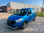 DACIA DOKKER STEPWAY | 2017 | 1.5 DCI | 108.000 KM | EURO 6B, Auto's, Dacia, Monovolume, Euro 6, Blauw, Bedrijf