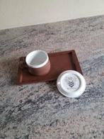 Tasse avec plateau Rombouts, Huis en Inrichting, Keuken | Servies, Ophalen of Verzenden, Gebruikt