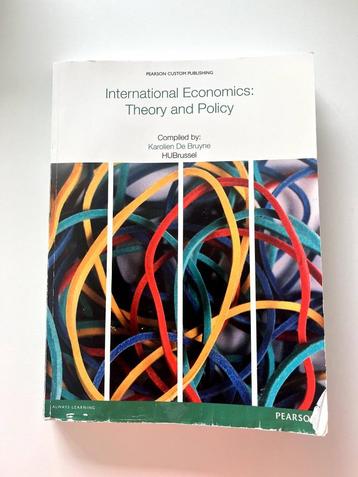 International Economics: Theory & Policy, Karolien De Bruyne