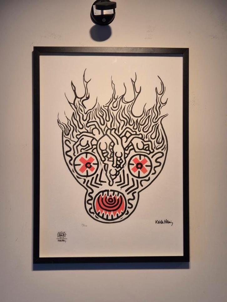 Keith Haring Litho, Antiek en Kunst, Kunst | Litho's en Zeefdrukken, Ophalen