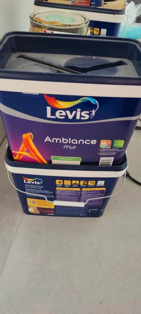 Levis Ambiance Mur extra mat eierschaal wit 5l (3x), Doe-het-zelf en Bouw, Verf, Beits en Lak, Zo goed als nieuw, Wit, Ophalen