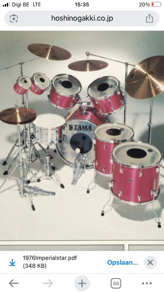 Tama Imperialstar '75 - Steward Copeland, Musique & Instruments, Batteries & Percussions, Tama, Enlèvement