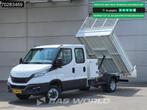 Iveco Daily 35C16 Kipper met Kist Dubbel Cabine Dubbellucht, Auto's, Bestelwagens en Lichte vracht, Stof, Gebruikt, Euro 6, 4 cilinders