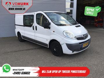 Opel Vivaro 2.0 CDTI 115pk L2 DC Dubbel Cabine EXPORT ONLY A beschikbaar voor biedingen