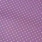 561) 140 x 50 cm coton pointes lilas, 120 cm of meer, Nieuw, Ophalen of Verzenden, Katoen