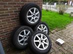 4 Audi-velgen + Michelin 215/65/R16 winterbanden, Auto-onderdelen, Ophalen, 16 inch, Banden en Velgen, Winterbanden