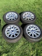 4 jantes Ford + 4 pneus été Uniroyal Rainsport 5 205 55 R16, Ophalen, 16 inch, 205 mm, Band(en)