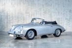 1963 Porsche 356 SC 1600 Super 90 cabriolet, Argent ou Gris, Cuir, Gris, 4 places