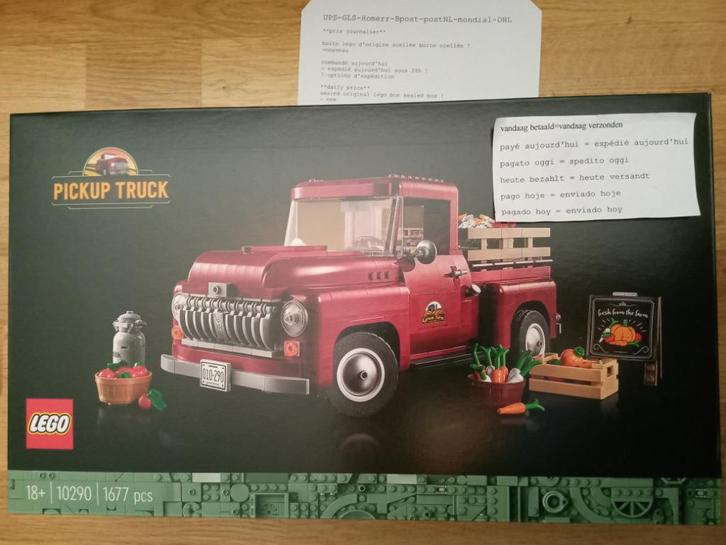 LEGO IDEAS Pick-uptruck  -10290 -NIEUW ! -verzegeld -, Kinderen en Baby's, Speelgoed | Duplo en Lego, Nieuw, Lego, Complete set