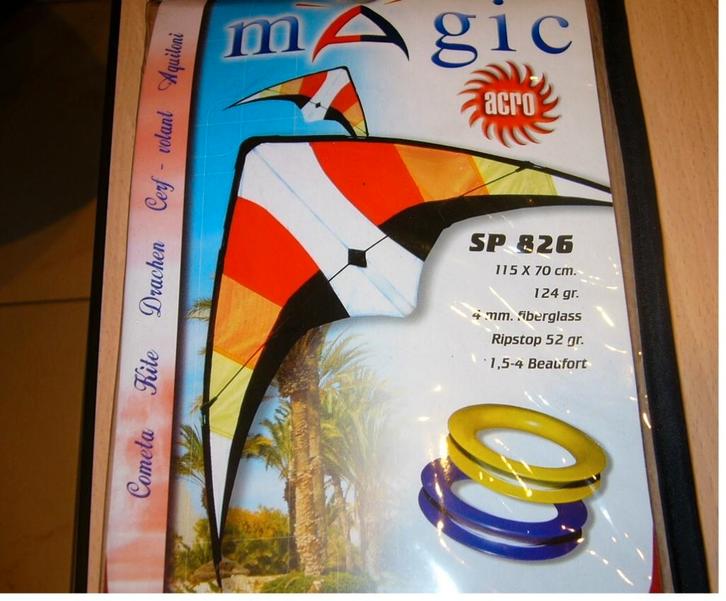 Nieuwe vlieger en koker voor bellen blazen, Sport en Fitness, Vliegeren, Nieuw, Vlieger, Ophalen of Verzenden