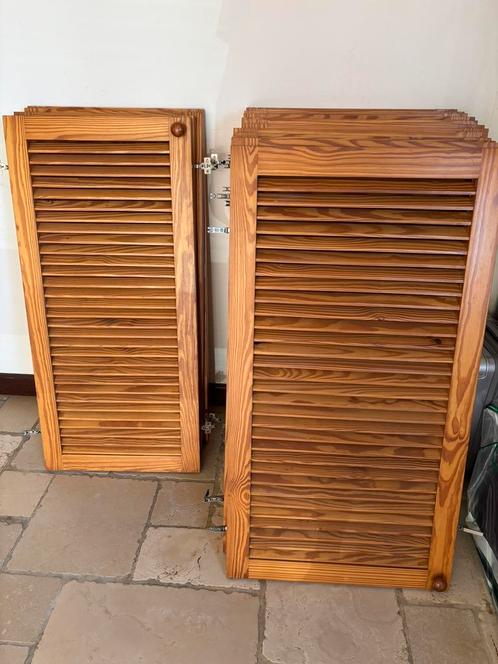 Mooie partij massieve louvre deuren / luiken, Huis en Inrichting, Woonaccessoires | Kamerschermen, Zo goed als nieuw, Ophalen
