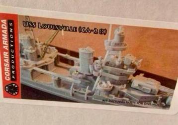 Kit maquette 1:700 Corsair Armada USS Louisville CA-28 1944, Enlèvement ou Envoi, Neuf, 1:200 ou moins