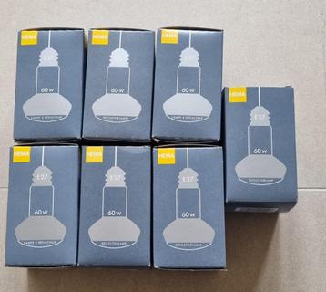 7 reflectorlampen 60W E27 beschikbaar voor biedingen