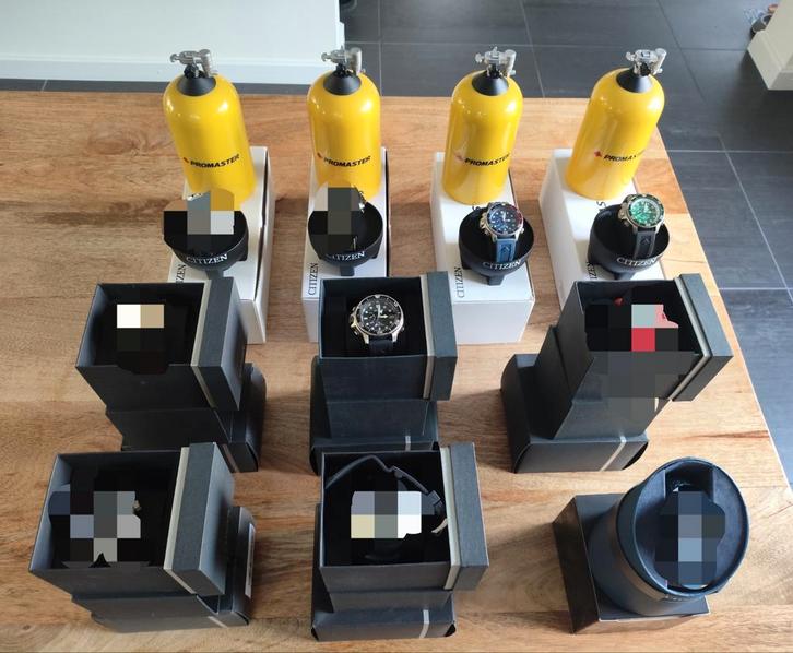 T.K. uit verzameling, 3x NIEUWE Citizen Promaster horloges., Handtassen en Accessoires, Horloges | Heren, Nieuw, Polshorloge, Citizen