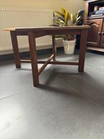 Achthoekige salontafel/Bijzettafel, Ophalen, Gebruikt, 50 tot 100 cm, 50 tot 100 cm