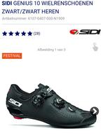 Fietsrace schoenen SIDI Genius 10 maat 45 en racepedalen, Sports & Fitness, Cyclisme, Enlèvement ou Envoi, Comme neuf, Chaussures