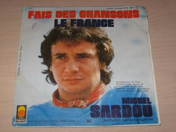 Disque vinyl 45 tours michel sardou fais des chansons beschikbaar voor biedingen