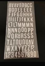 3D letters alfabet stickers, Hobby en Vrije tijd, Ophalen of Verzenden, Zo goed als nieuw