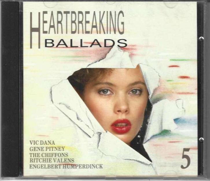 CD Heartbreaking Ballads vol 5, Cd's en Dvd's, Cd's | Rock, Zo goed als nieuw, Poprock, Ophalen of Verzenden
