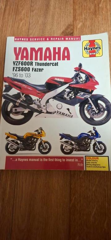 Werkplaats handboek voor yamaha fazer en thundercat YZF699r beschikbaar voor biedingen