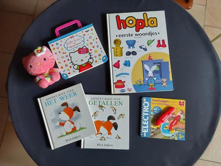 Eerste woordjes/boekjes met knuffel, Kinderen en Baby's, Speelgoed | Educatief en Creatief, Gebruikt, Taal en Lezen, Rekenen, Ontdekken