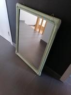Spiegel uit kwaliteits Rotan, Ophalen, Zo goed als nieuw, Minder dan 100 cm, Rechthoekig