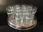 12 x PERRON glas  J.THIJS-COENEGRACHTS Munsterbilzen-Bilzen, Ophalen of Verzenden, Gebruikt, Overige typen