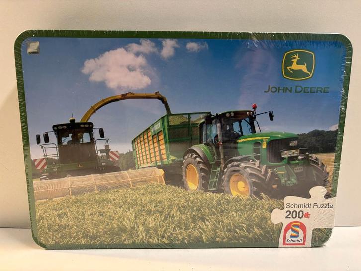 NIEUW - John Deere Trekker tractor Puzzel Schmidt 200 stuks, Kinderen en Baby's, Speelgoed | Kinderpuzzels, Nieuw, 6 jaar of ouder