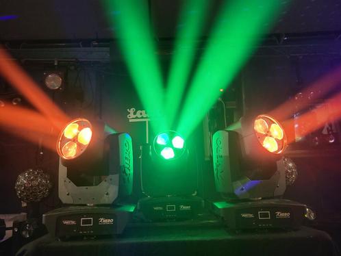 3x movinghead Varytec Hero Wash 340FX zoom  (JPB011), Muziek en Instrumenten, Licht en Laser, Zo goed als nieuw, Licht, Kleur