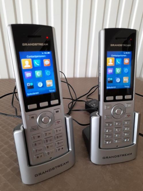Grandstream.WP820 Wi Fi.(2 stuks), Telecommunicatie, Vaste telefoons | Handsets en Draadloos, Zo goed als nieuw, Stralingsarm