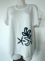 Pull manches courtes en maille avec broderie taille L, Vêtements | Femmes, Enlèvement ou Envoi, Bleu, Manches courtes