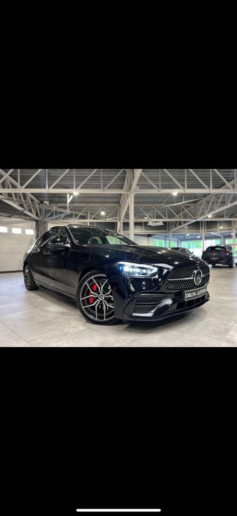 Mercedes-Benz C 220 d AMG * Pano * Garantie2027, Auto's, Mercedes-Benz, Bedrijf, Te koop, C-Klasse, Bluetooth, Boordcomputer, Open dak