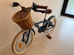 FIETS 16 INCH 4,5-6 JAAR 900 CITY BLAUW B'TWIN, Fietsen en Brommers, Ophalen, Zo goed als nieuw, Zijwieltjes