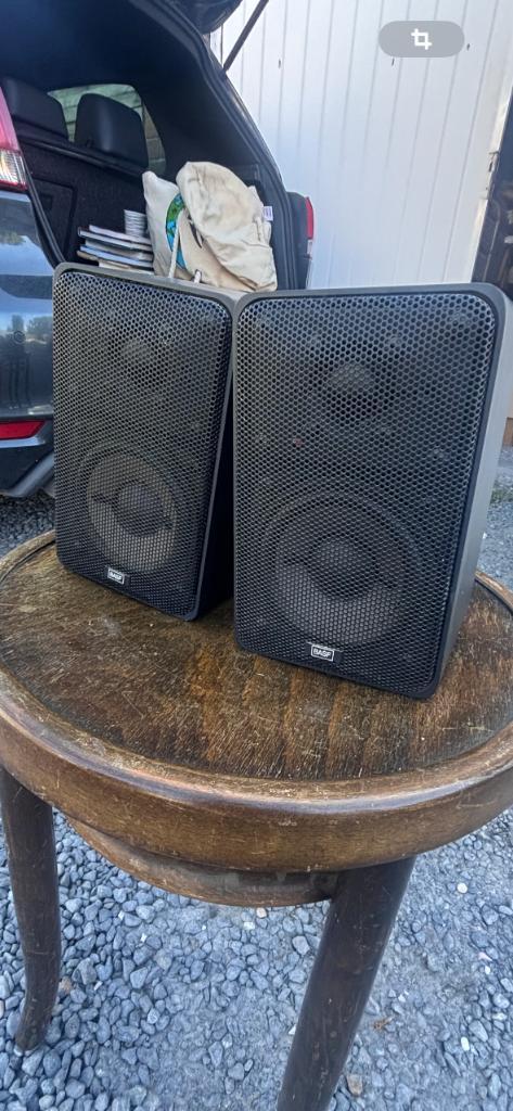 Enceintes BASF d-8335 hifi, Audio, Tv en Foto, Luidsprekerboxen, Gebruikt, Surroundset zonder subwoofer, Minder dan 60 watt, Overige merken