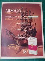 Armada cigarettes - publicité papier - 1968, Collections, Enlèvement ou Envoi, Utilisé, Autres types