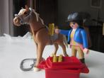Playmobil paard amazone koffer met verzorgingsattributen, Enlèvement ou Envoi