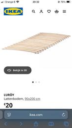 Lattenbodem 90x200, Huis en Inrichting, Slaapkamer | Matrassen en Bedbodems, Ophalen, 90 cm, Eenpersoons, Zo goed als nieuw