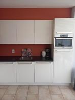 Witte hoogglans hoekkeuken +composiet Compleet GEDEMONTEERD, Huis en Inrichting, Wit, Hoekkeuken, Ophalen of Verzenden, Composiet