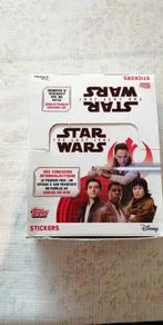 Boite de stickers non panini Topps Star Wars les derniers Je, Collections, Autocollants, Enlèvement ou Envoi