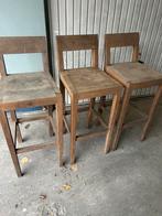 Houten barkrukken, 90 cm ou plus, Enlèvement, Utilisé, Bois