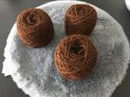 3 pelotes de pure laine d'alpaga filée maison., Hobby & Loisirs créatifs, Rouets & Filature, Enlèvement ou Envoi