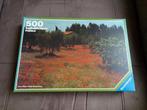 Ravensburger puzzel 500 stuks - Provençaals rozenveld, Gebruikt, Ophalen of Verzenden, 500 t/m 1500 stukjes, Legpuzzel